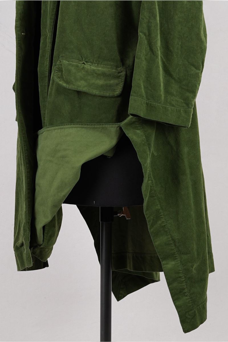 wendy trendy veste 110840 vert militaire abby maud profil fente zoom