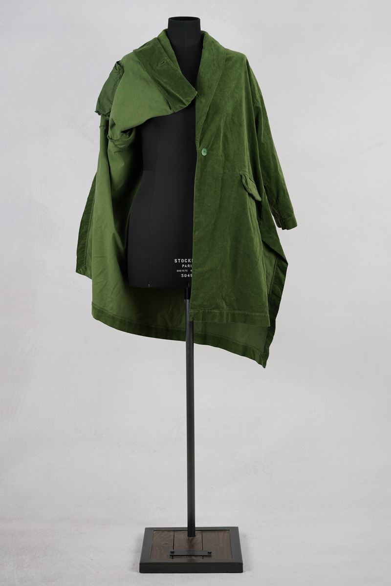 wendy trendy veste 110840 vert miltaire abby maud face doublure pied