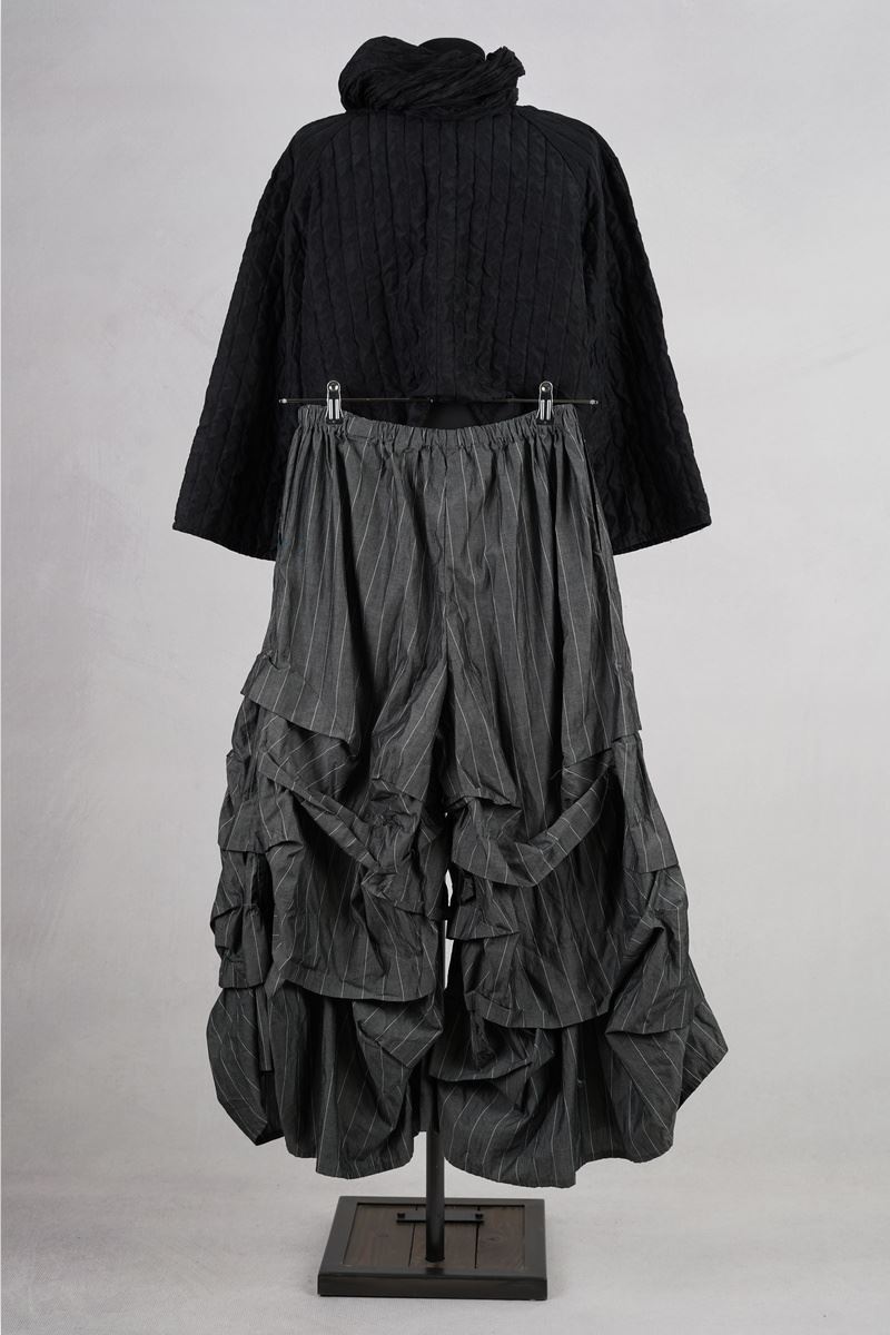 krista larson designs pantalon stormy pants broadcloth ash striped abby maud dos pied