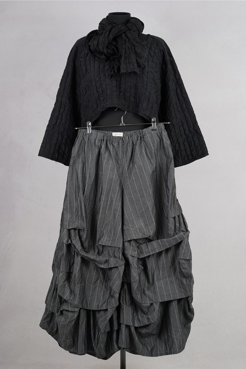 krista larson designs pantalon stormy pants broadcloth ash striped abby maud face