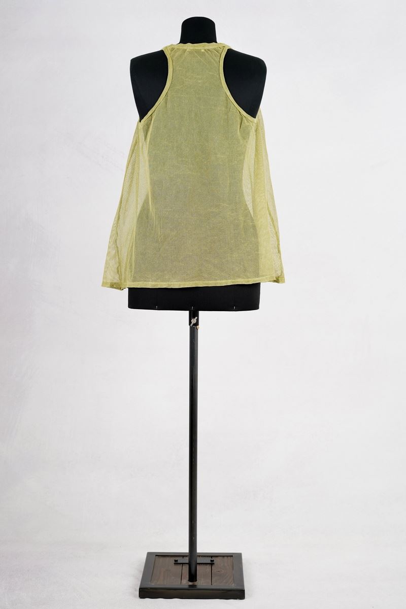 krista larson designs racer back tank avocado tulle abby maud dos pied