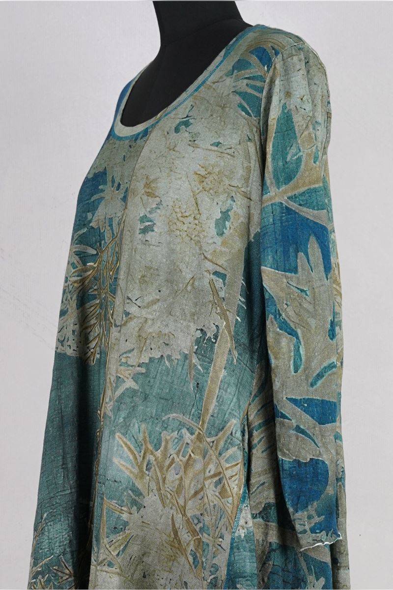 krista larson designs robe long ballet dress eucalyptus queen abby maud profil haut