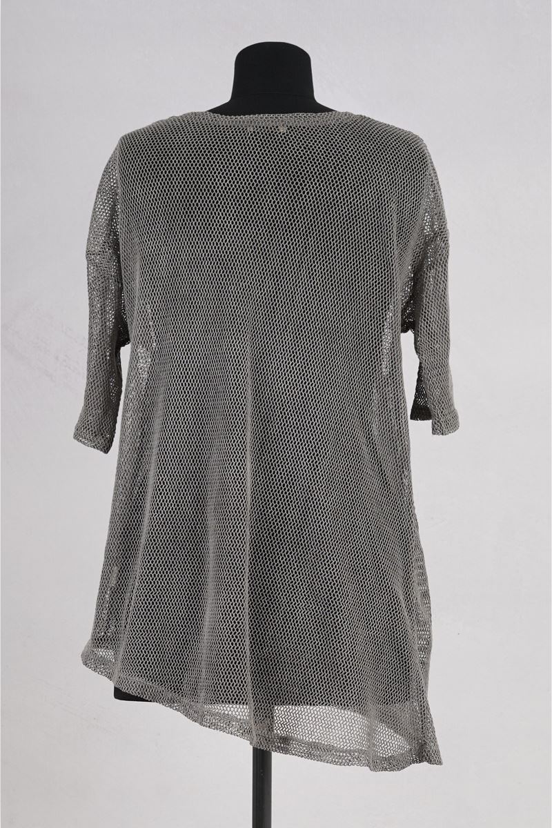 krista larson designs tee shirt long fishnet tee shirt ash abby maud dos