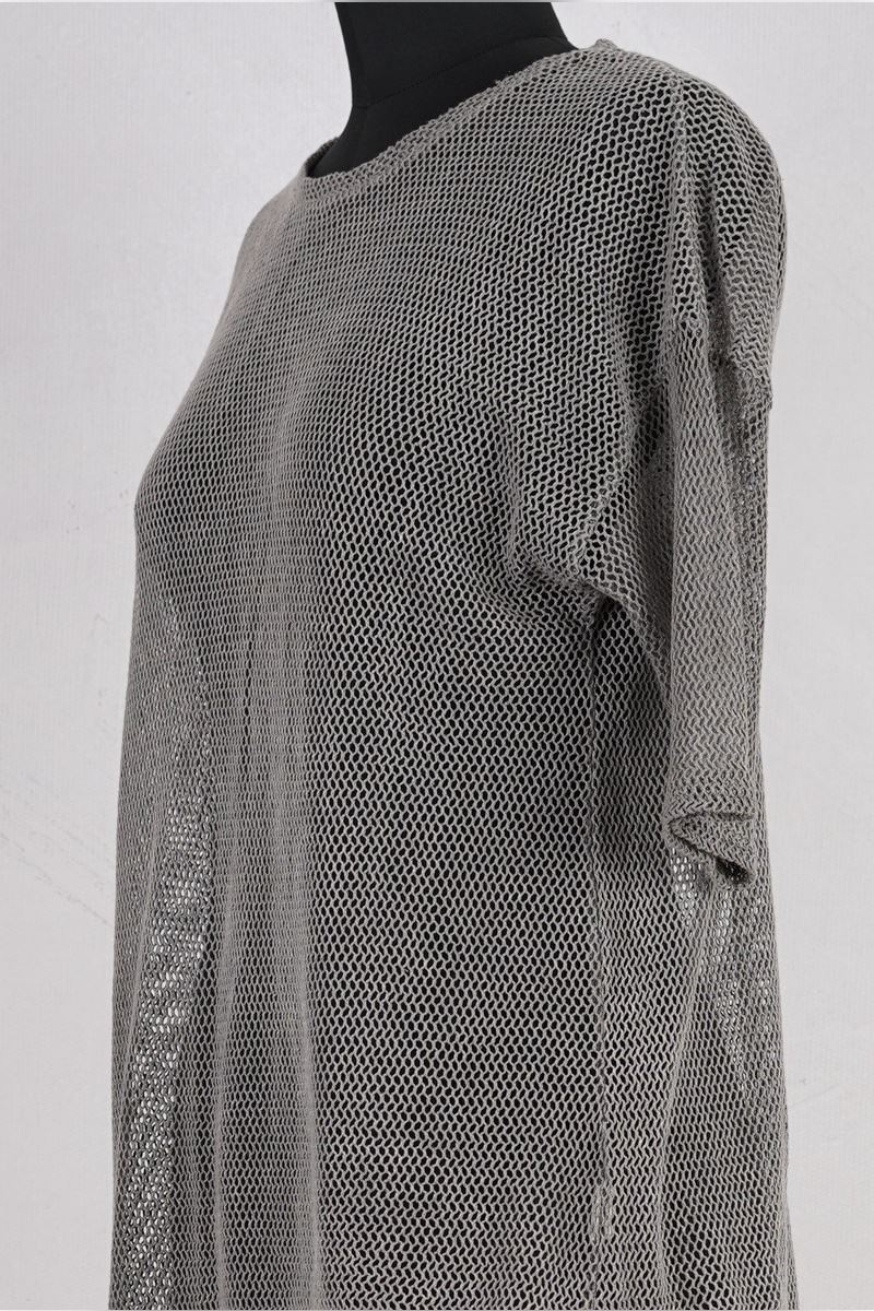 krista larson designs tee shirt long fishnet tee shirt ash abby maud profil zoom