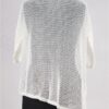 krista larson designs tee shirt long fishnet tee shirt white abby maud dos