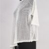 krista larson designs tee shirt long fishnet tee shirt white abby maud profil