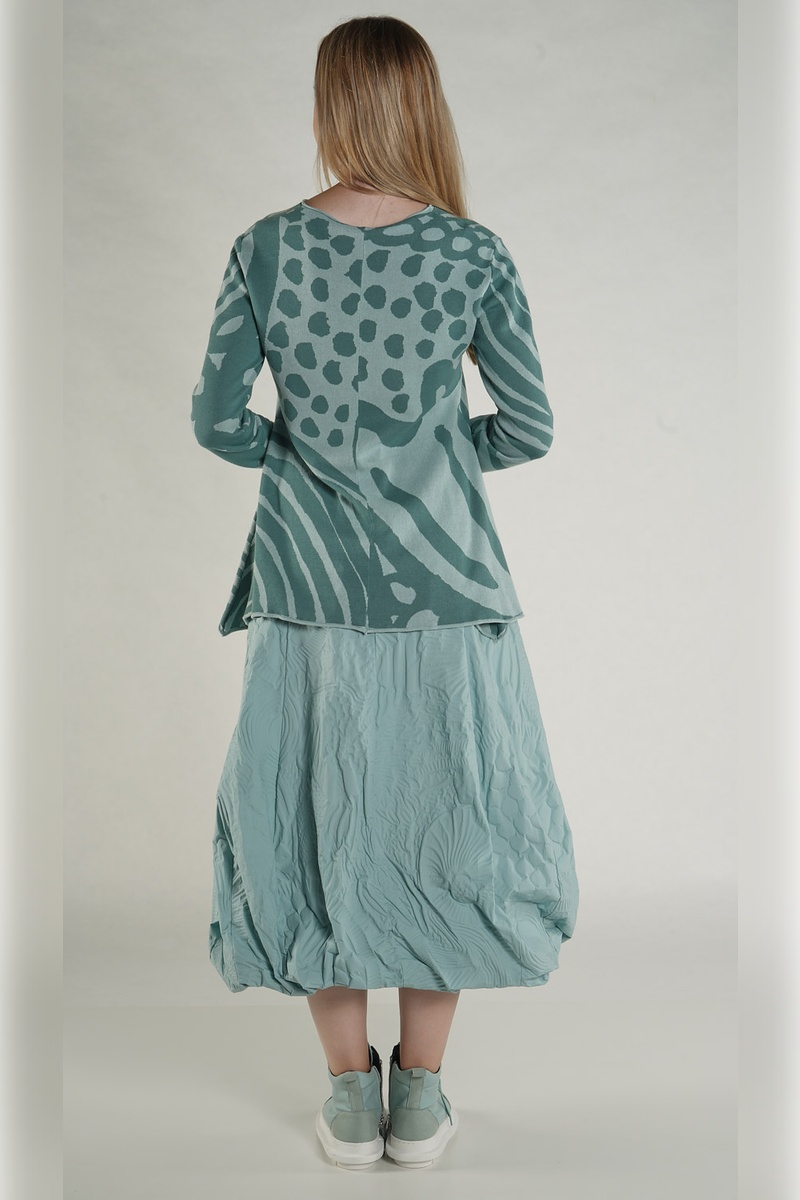 rundholz black label cardigan 1263417104 grass jacquard abby maud dos