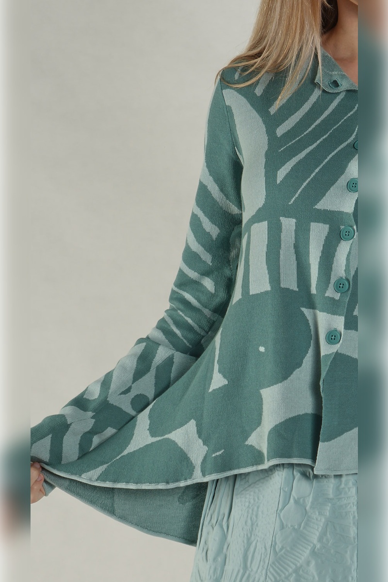 rundholz black label cardigan 1263417104 grass jacquard abby maud face zoom