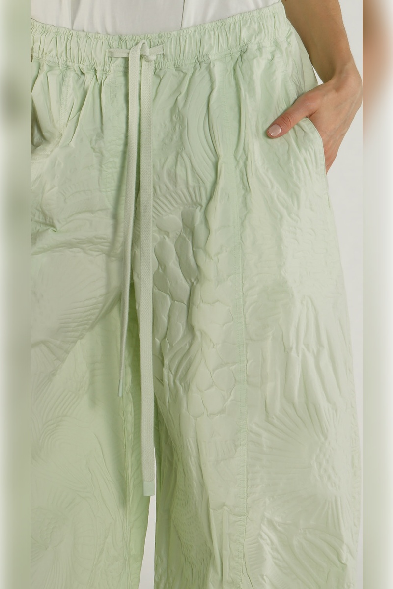 rundholz black label pantalon 1263420104 poplin lime abby maud face zoom