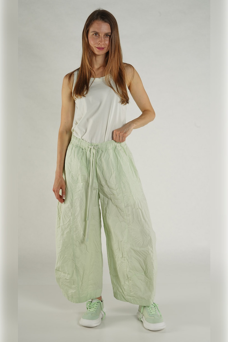 rundholz black label pantalon 1263420104 poplin lime abby maud face