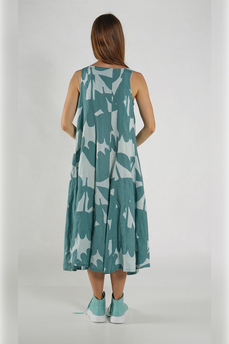 rundholz black label robe 1263550907 grass print abby maud dos