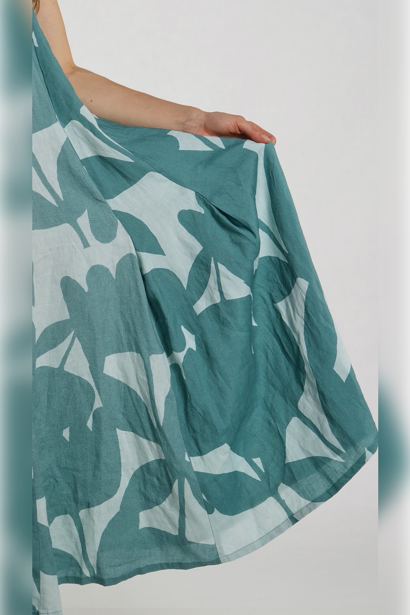 rundholz black label robe 1263550907 grass print abby maud face details