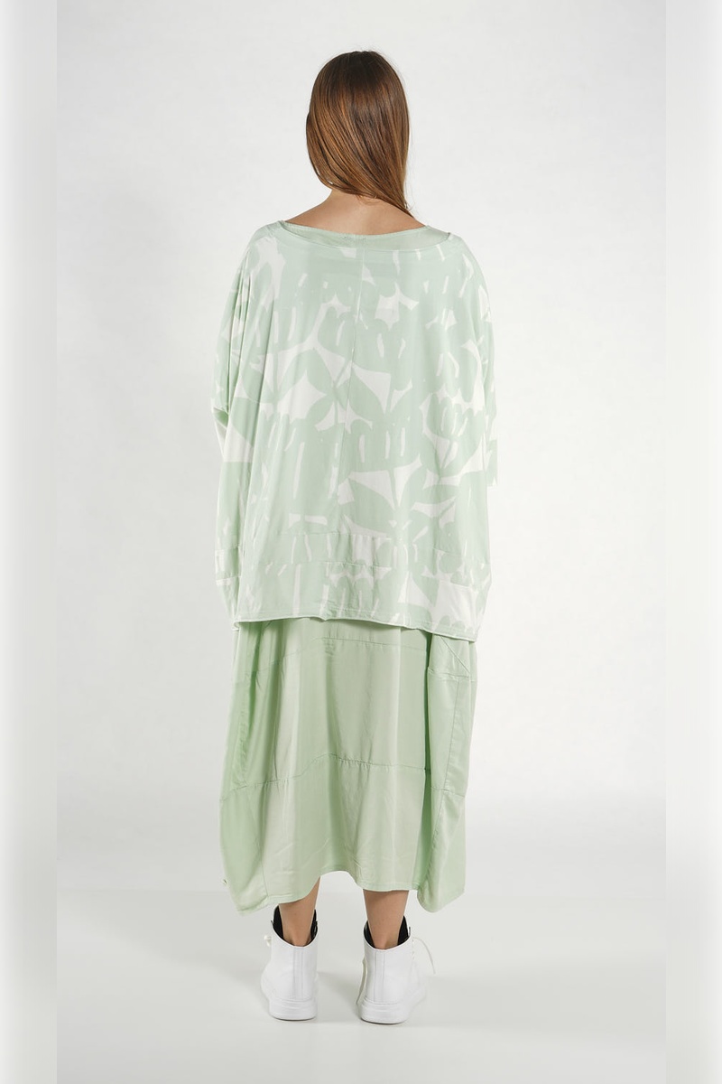 rundholz black label t shirt 1263470511 lime print abby maud dos