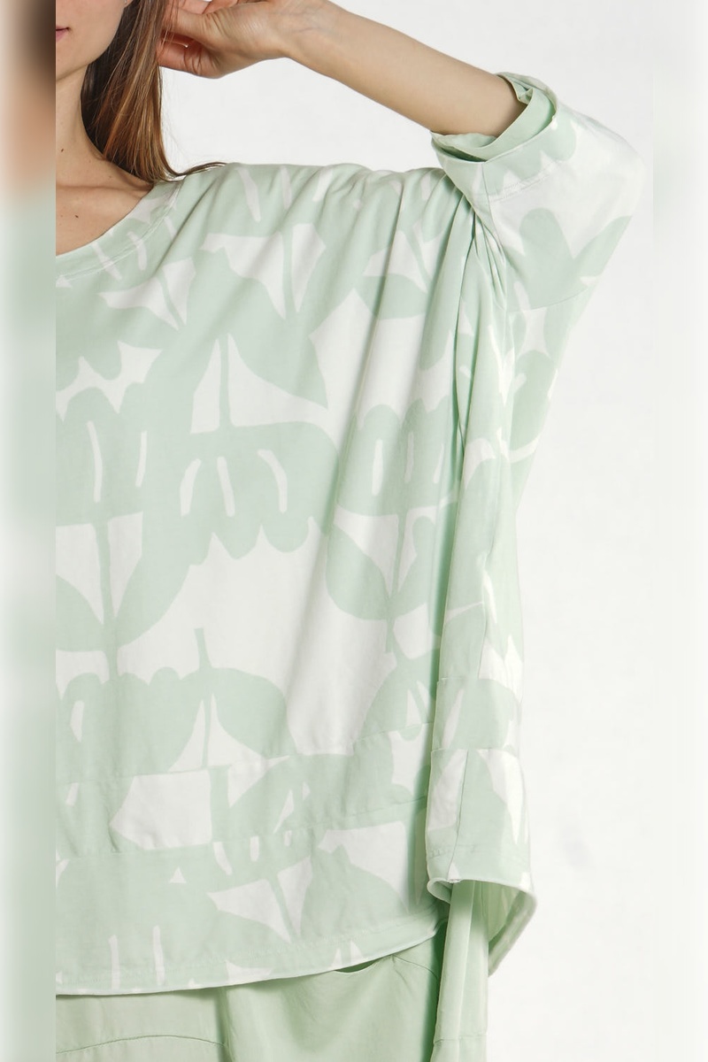 rundholz black label t shirt 1263470511 lime print abby maud face details