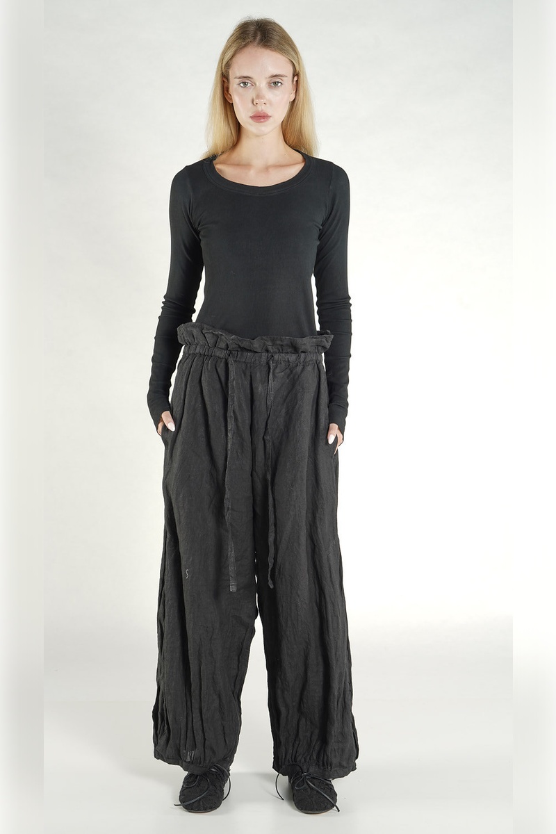 rundholz dip pantalon 1262670108 black gloss abby maud face