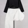 ewa i walla bess pantalon 11436 white abby maud face jambe