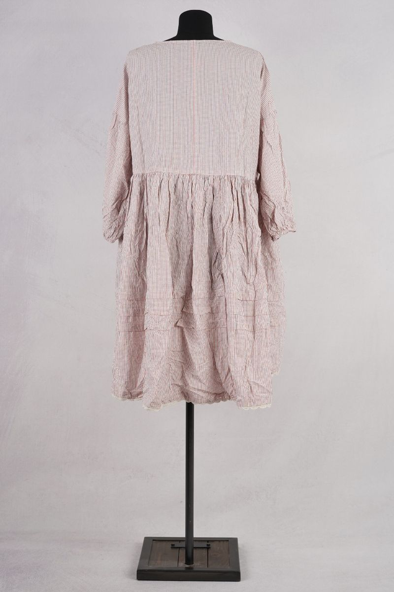 ewa-i-walla-pearl-tunique-44199-checked-abby-maud-dos-pied ewa i walla pearl tunique 44199 checked abby maud dos pied