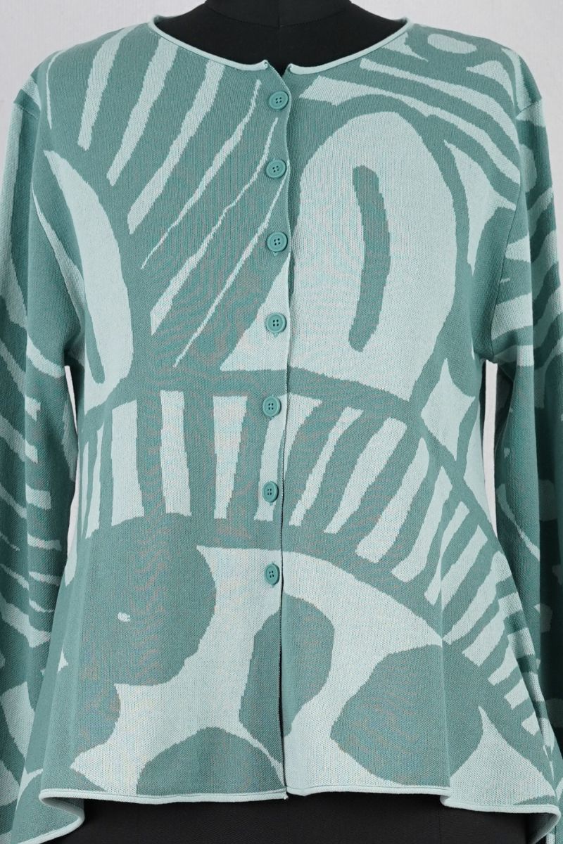 rundholz black label cardigan 1263417104 grass jacquard abby maud face zoom