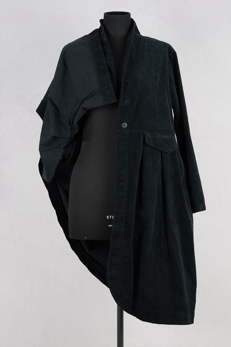 wendy trendy manteau 217912 noir abby maud face doublure