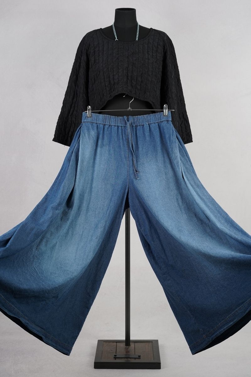 wendy trendy pantalon 826003 jeans abby maud face ampleur 1