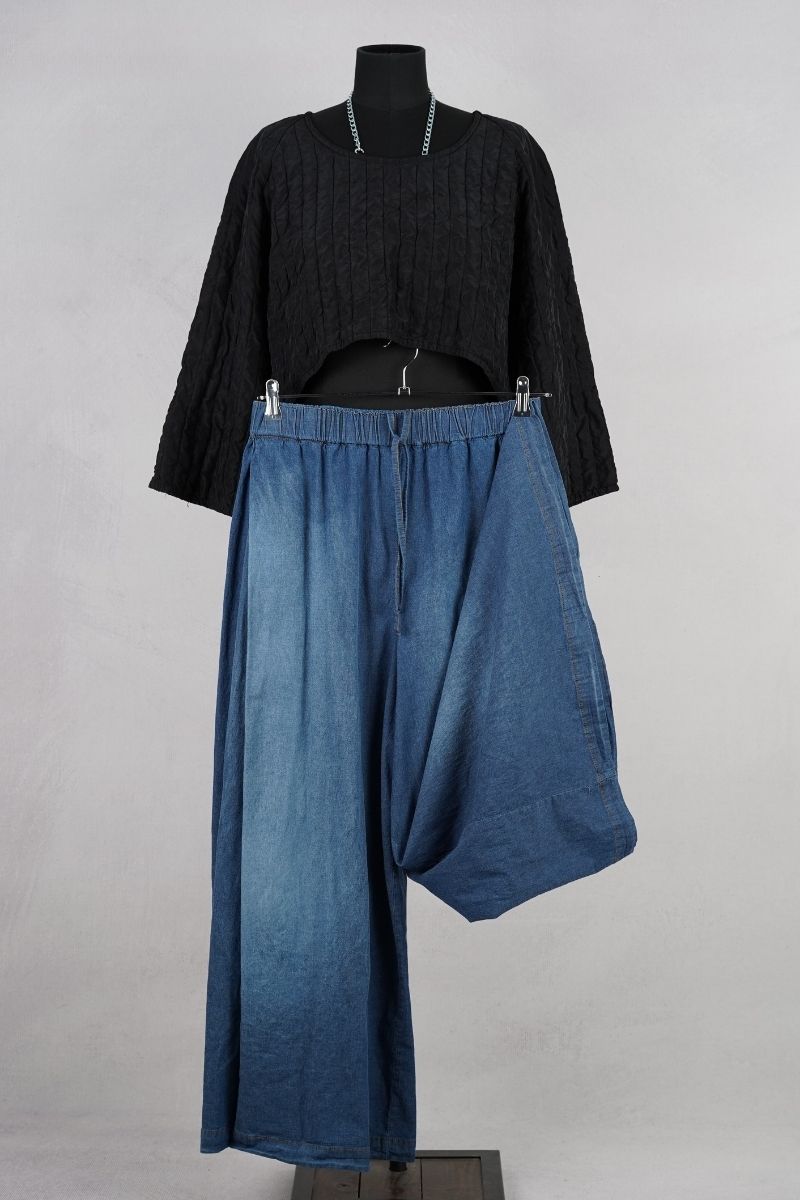 wendy trendy pantalon 826003 jeans abby maud face jambe pied