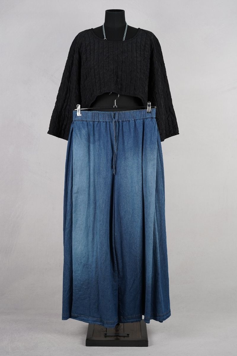 wendy trendy pantalon 826003 jeans abby maud face pied