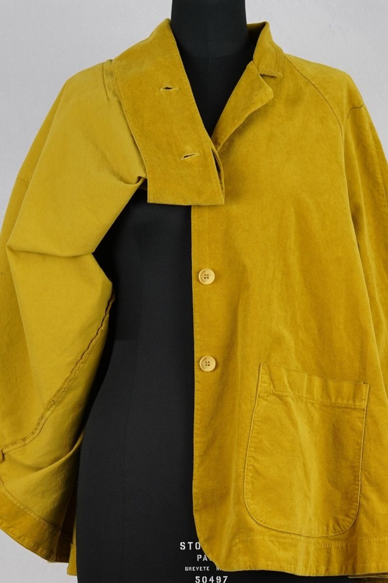 wendy trendy veste 218005 moutarde abby maud face doublure zoom