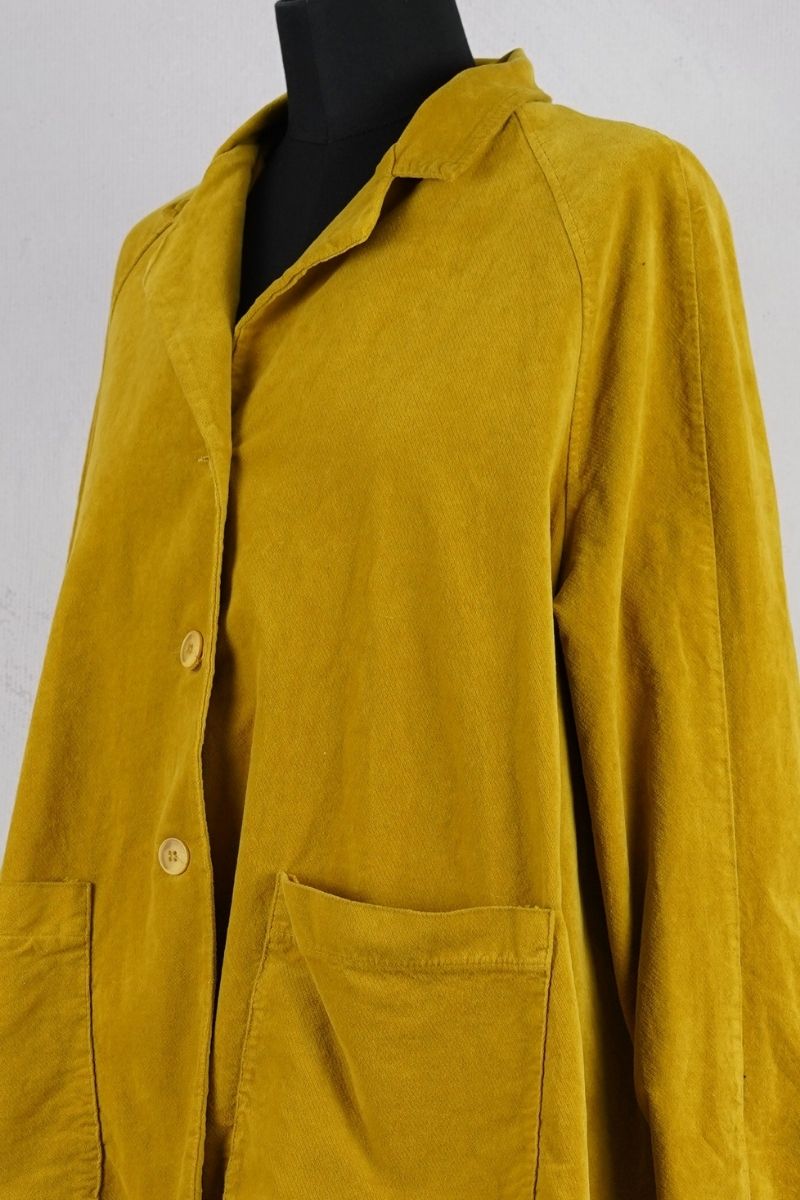 wendy trendy veste 218005 moutarde abby maud profil zoom