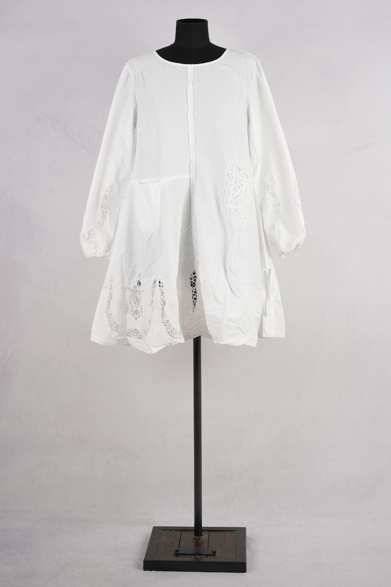 ewa i walla soli blouse 44192 white abby maud face pied