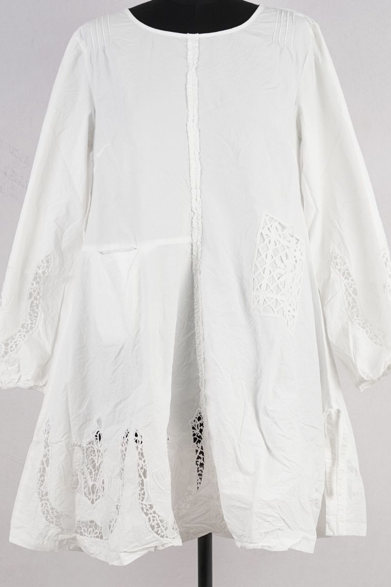 ewa i walla soli blouse 44192 white abby maud face zoom 1