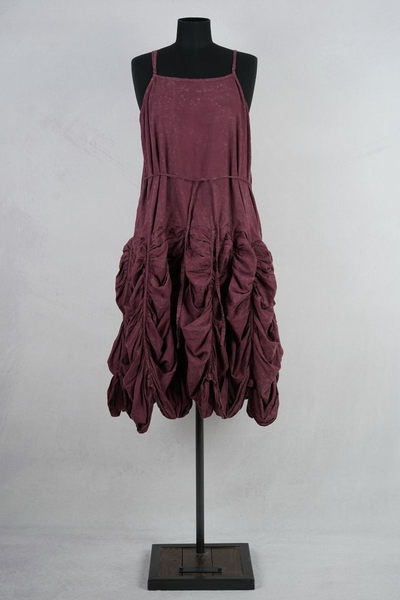 krista larson designs low rouched slip garnet enzyme abby maud face pied attache