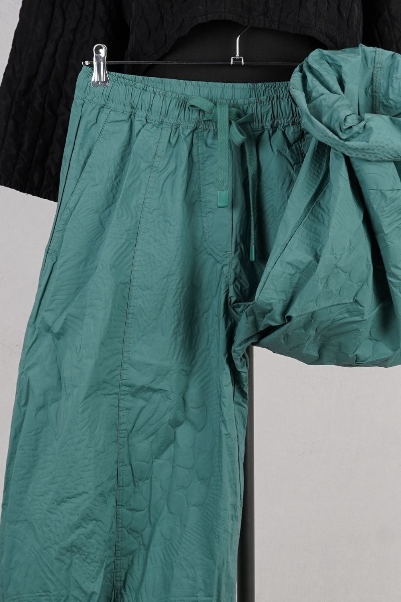 rundholz black label pantalon 1263420104 grass face poplin jambe texture