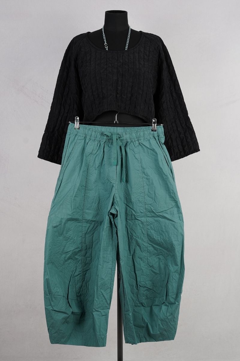 rundholz black label pantalon 1263420104 grass poplin face