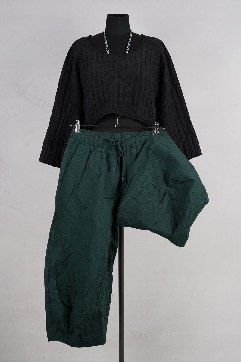 rundholz black label pantalon 1263420104 tree poplin face jambe