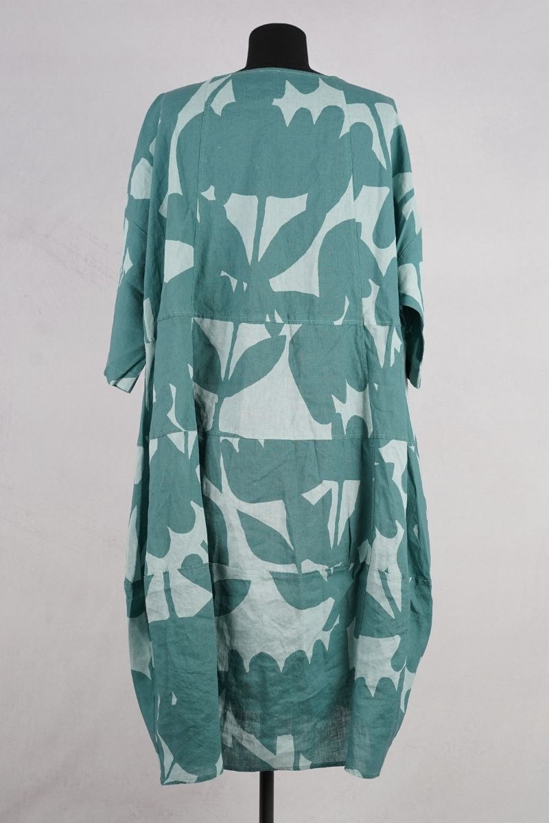 rundholz black label robe 1263550905 grass print abby maud dos