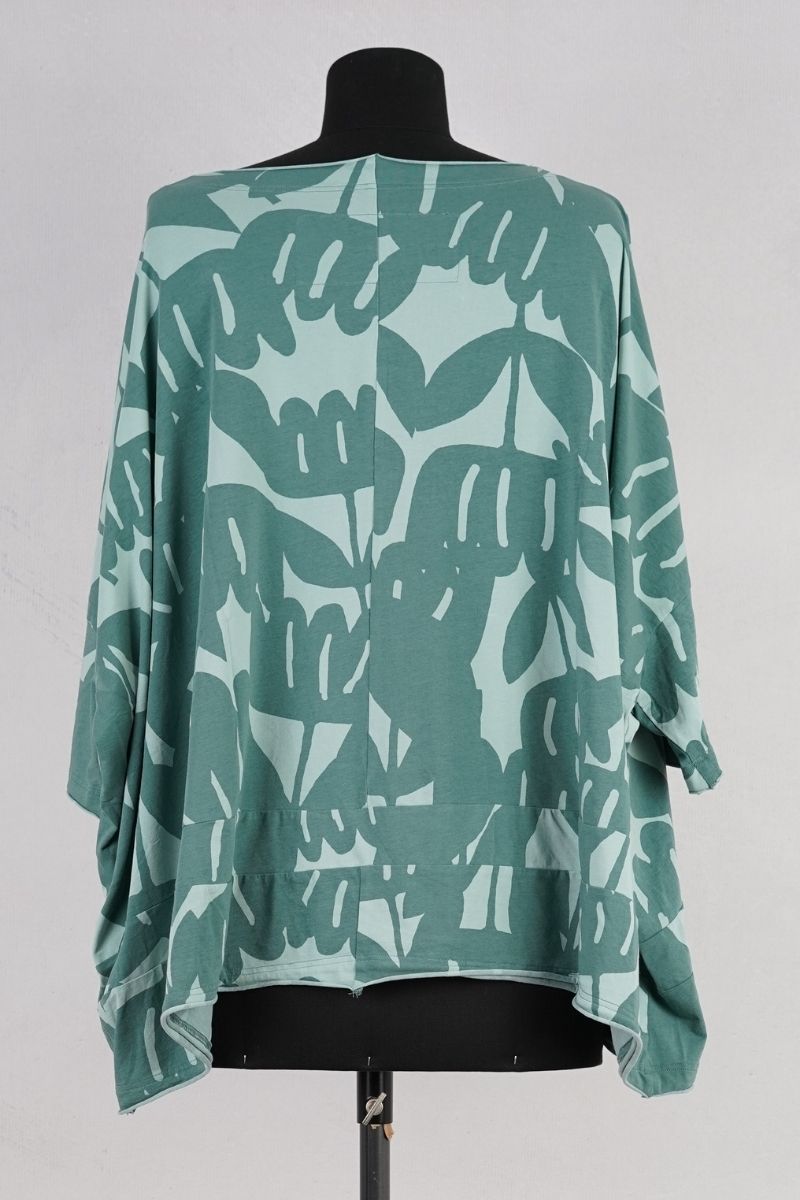 rundholz black label tee shirt 1263470511 grass print abby maud dos