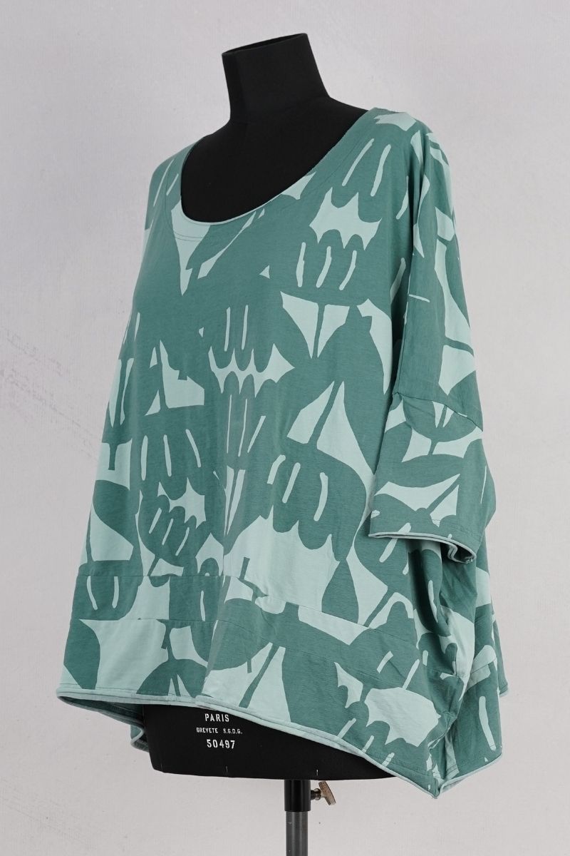 rundholz black label tee shirt 1263470511 grass print abby maud profil