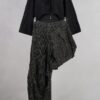 dogstar ember tuck pants black abby maud face jambe pied