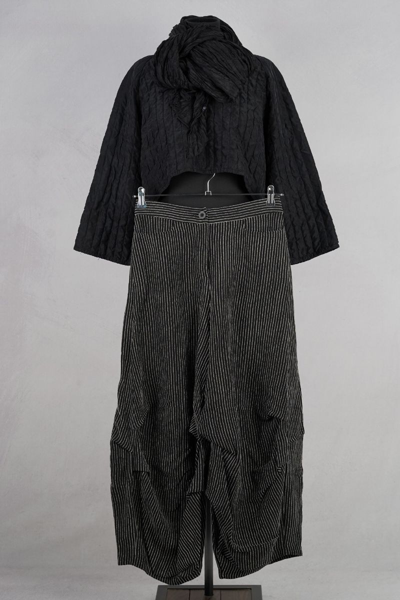 dogstar ember tuck pants black abby maud face
