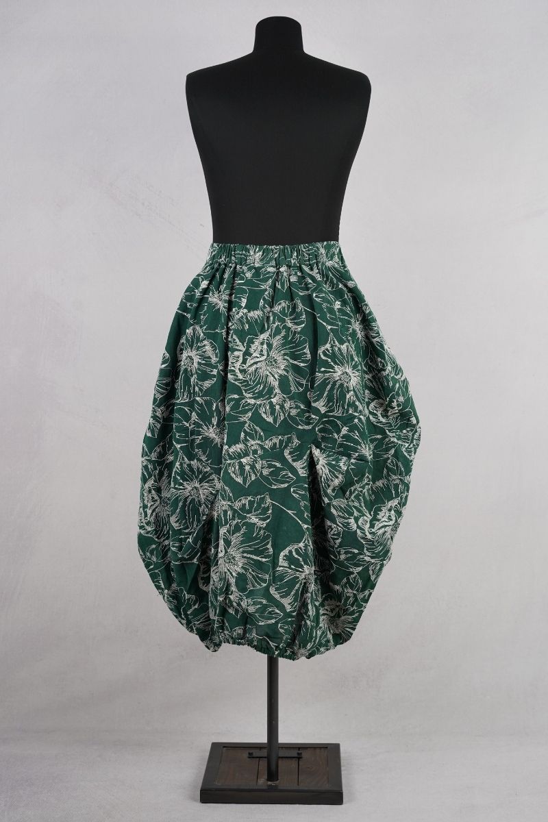 dogstar sazanka balloon skirt sage abby maud dos pied