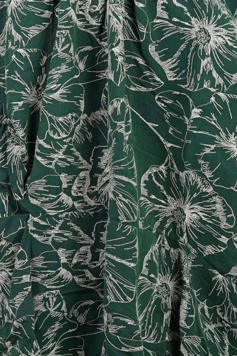 dogstar sazanka balloon skirt sage abby maud face tissu