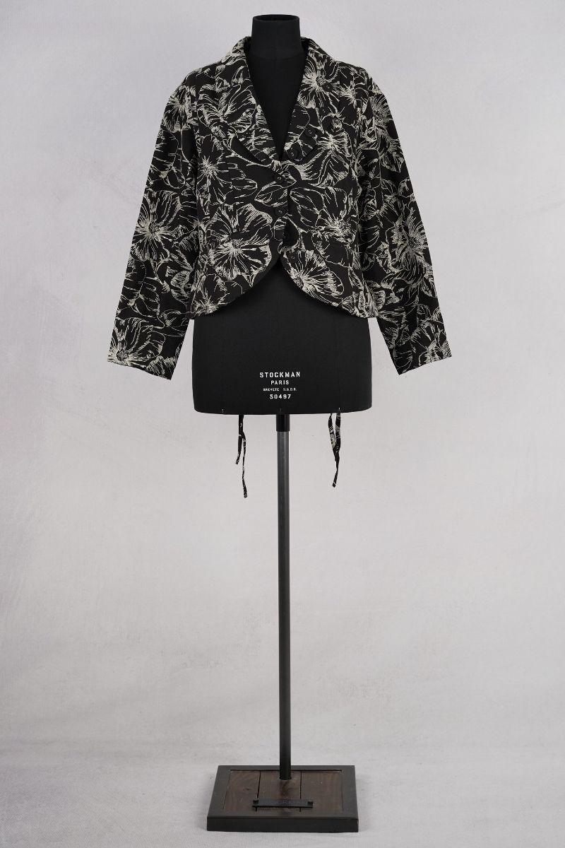 dogstar sazanka jacket black abby maud face pied