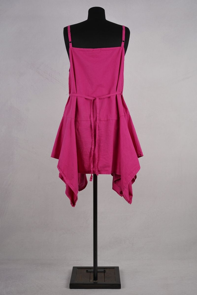 krista larson designs short pinwheel slip fuchsia abby maud dos pied