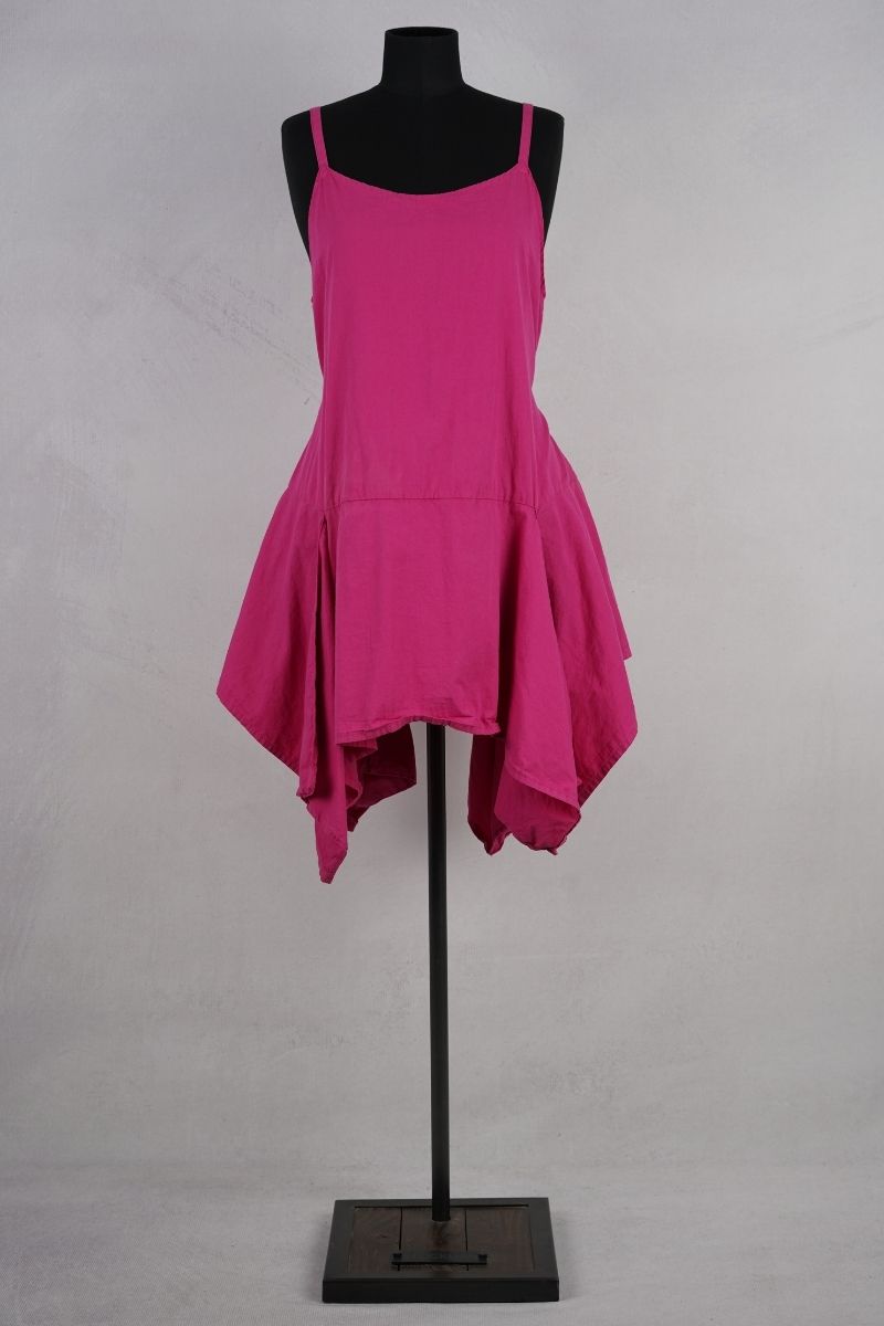 krista larson designs short pinwheel slip fuchsia abby maud face attache pied