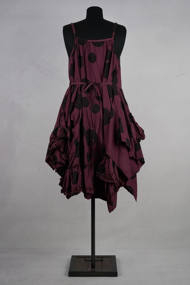 krista larson designs sweet slip garnet dot abby maud dos pied