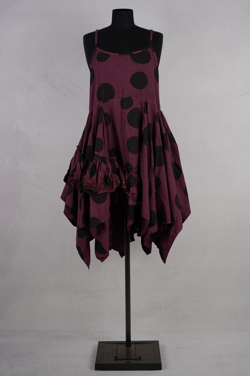 krista larson designs sweet slip garnet dot abby maud face pied
