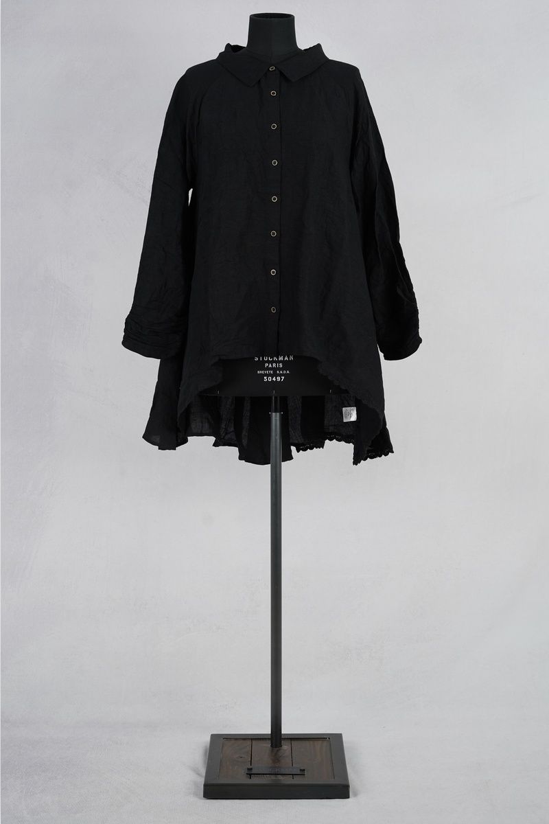 ewa-i-walla-fia-blouse-44214-black-abby-maud-face-pied ewa i walla fia blouse 44214 black abby maud face pied