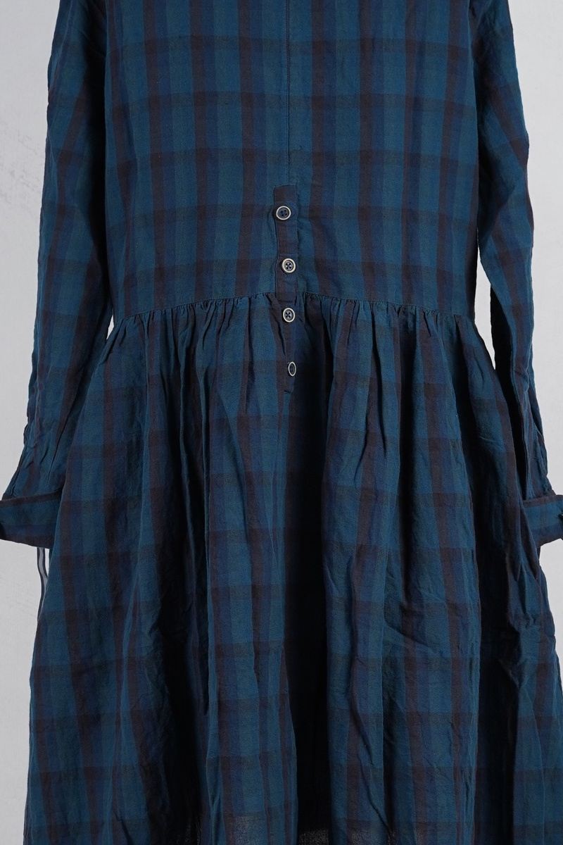 ewa-i-walla-sally-robe-55975-blue-checked-abby-maud-dos-zoom ewa i walla sally robe 55975 blue checked abby maud dos zoom