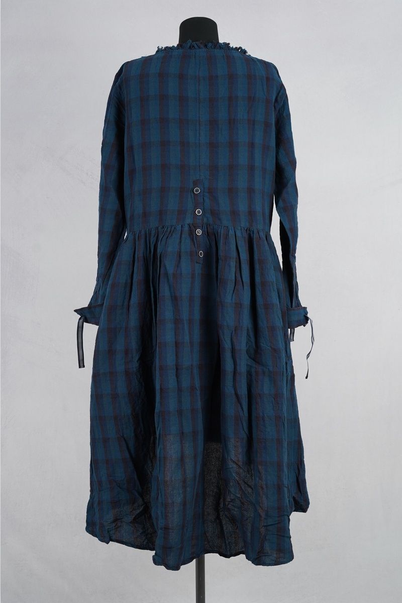 ewa-i-walla-sally-robe-55975-blue-checked-abby-maud-dos ewa i walla sally robe 55975 blue checked abby maud dos