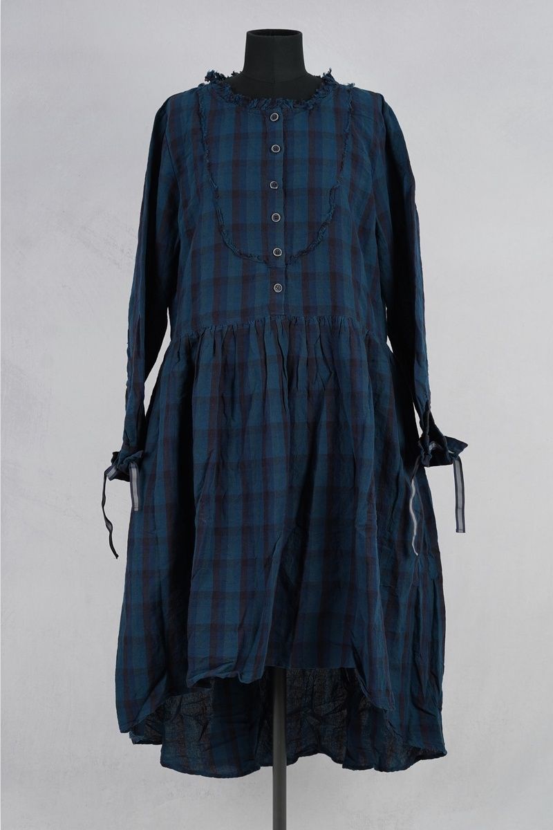 ewa-i-walla-sally-robe-55975-blue-checked-abby-maud-face ewa i walla sally robe 55975 blue checked abby maud face